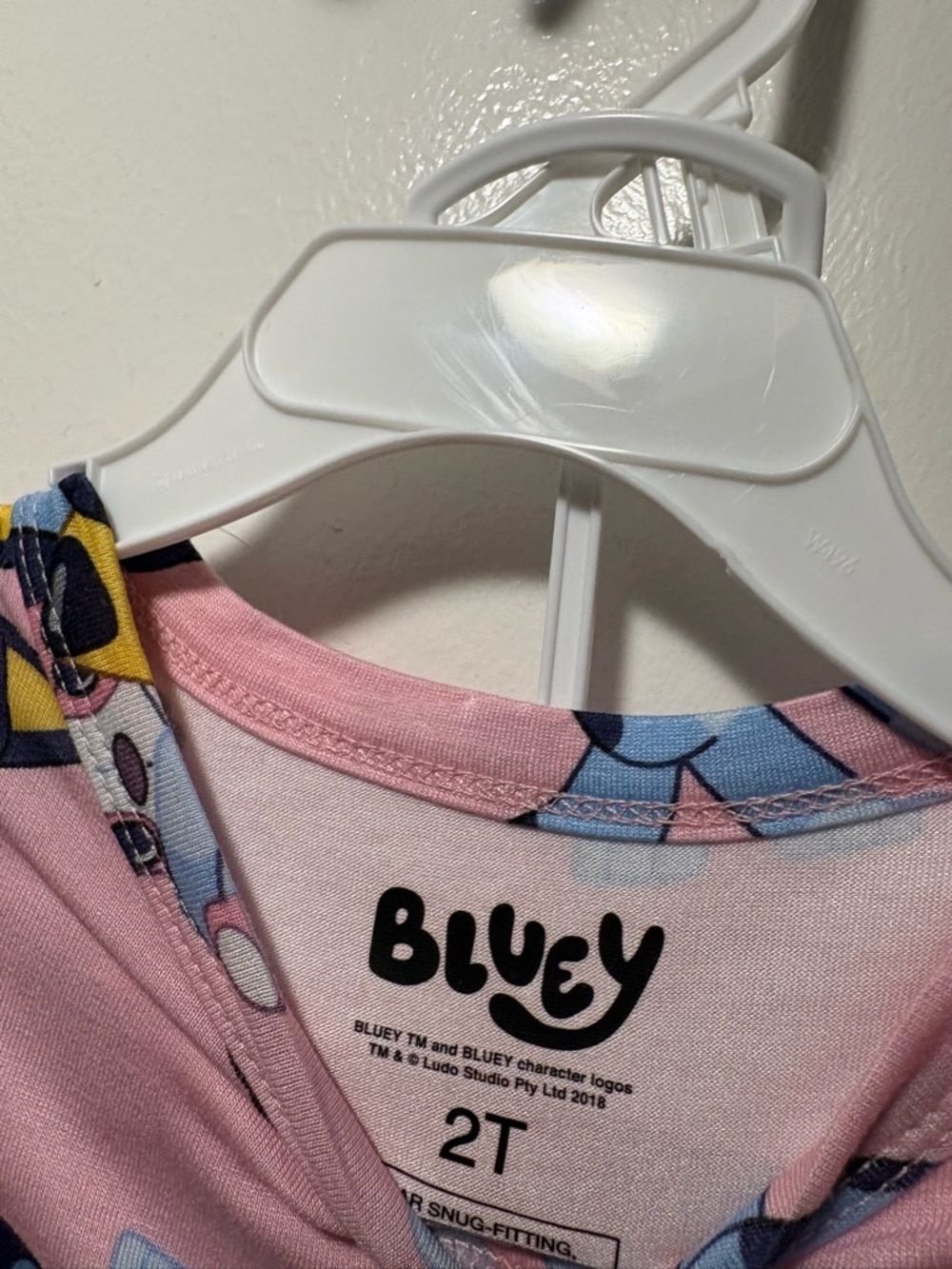 Bluey Girls 2T Pijama Set - Picture 2 of 2